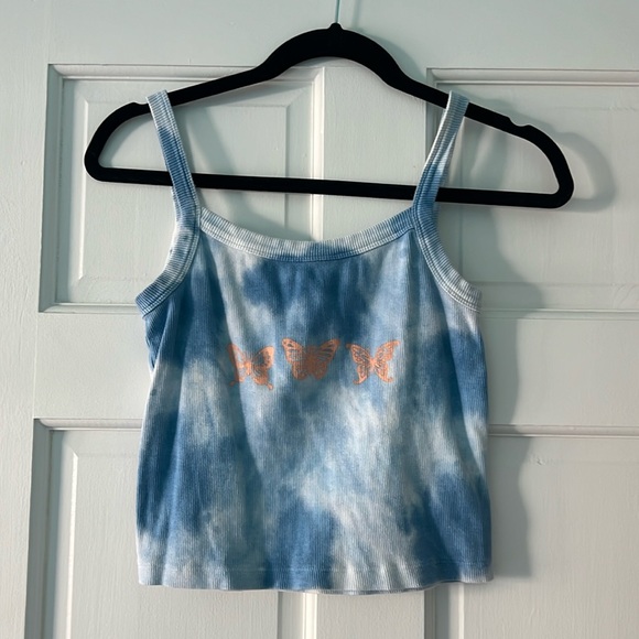 Urban Outfitters Tops - Urban Outfitters tie dye butterfly tank, size M